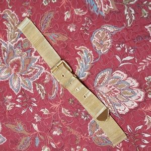 EUC- Vintage Gold Toned Mesh Belt